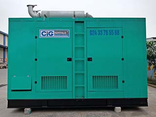 600 KVA Cummins 防音型发电机组