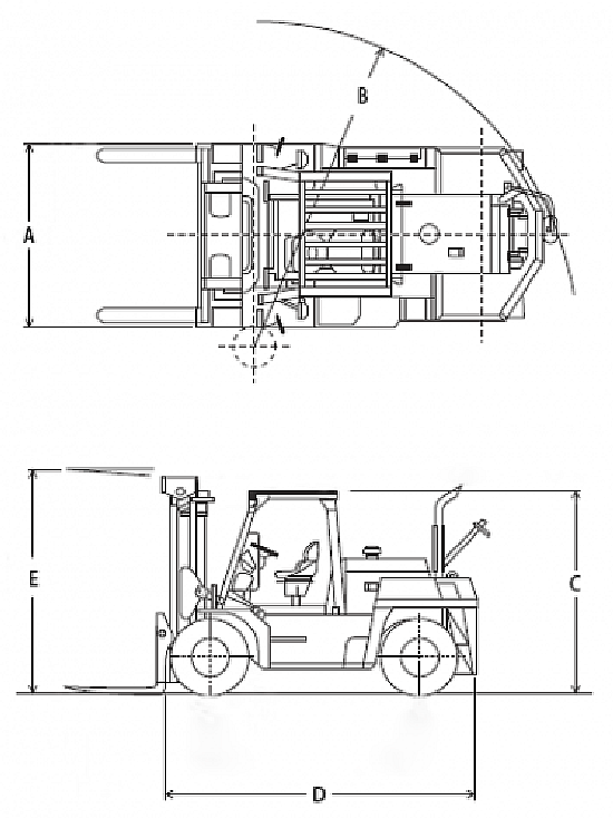 tcm FD30T3 forklift