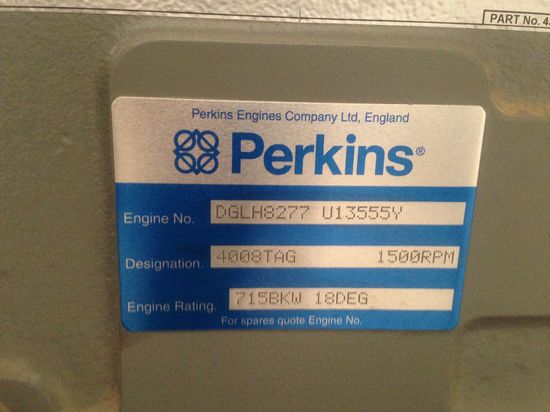 perkins，發電機